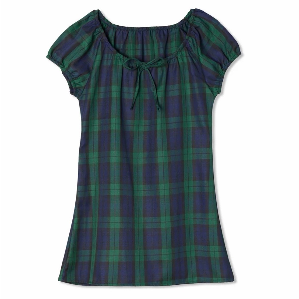 Kinderbrook Tartan Mini Dress -  XS